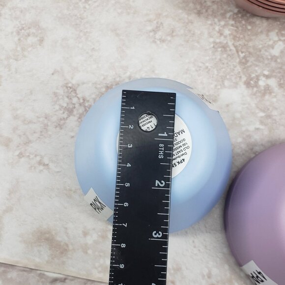 12 Dishwasher Freezer Safe Microwavable Plastic Reusable Round Small Snack Bowls - Picture 7 of 8